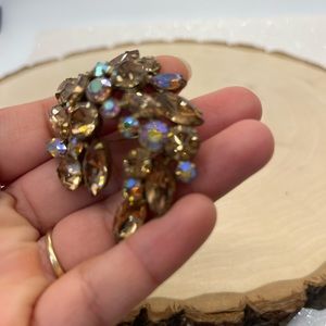 Regency Rhinestones Brooch 1950s Vintage Jewelry